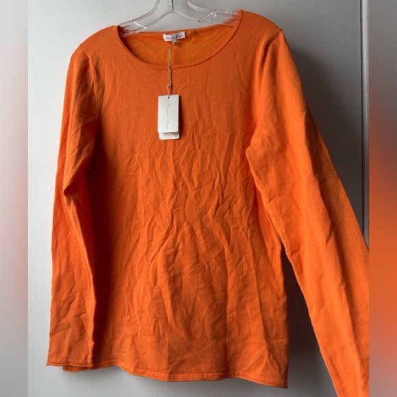 Minnie Rose Vibrant Orange Long Sleeve Tee - Picture 10 of 12